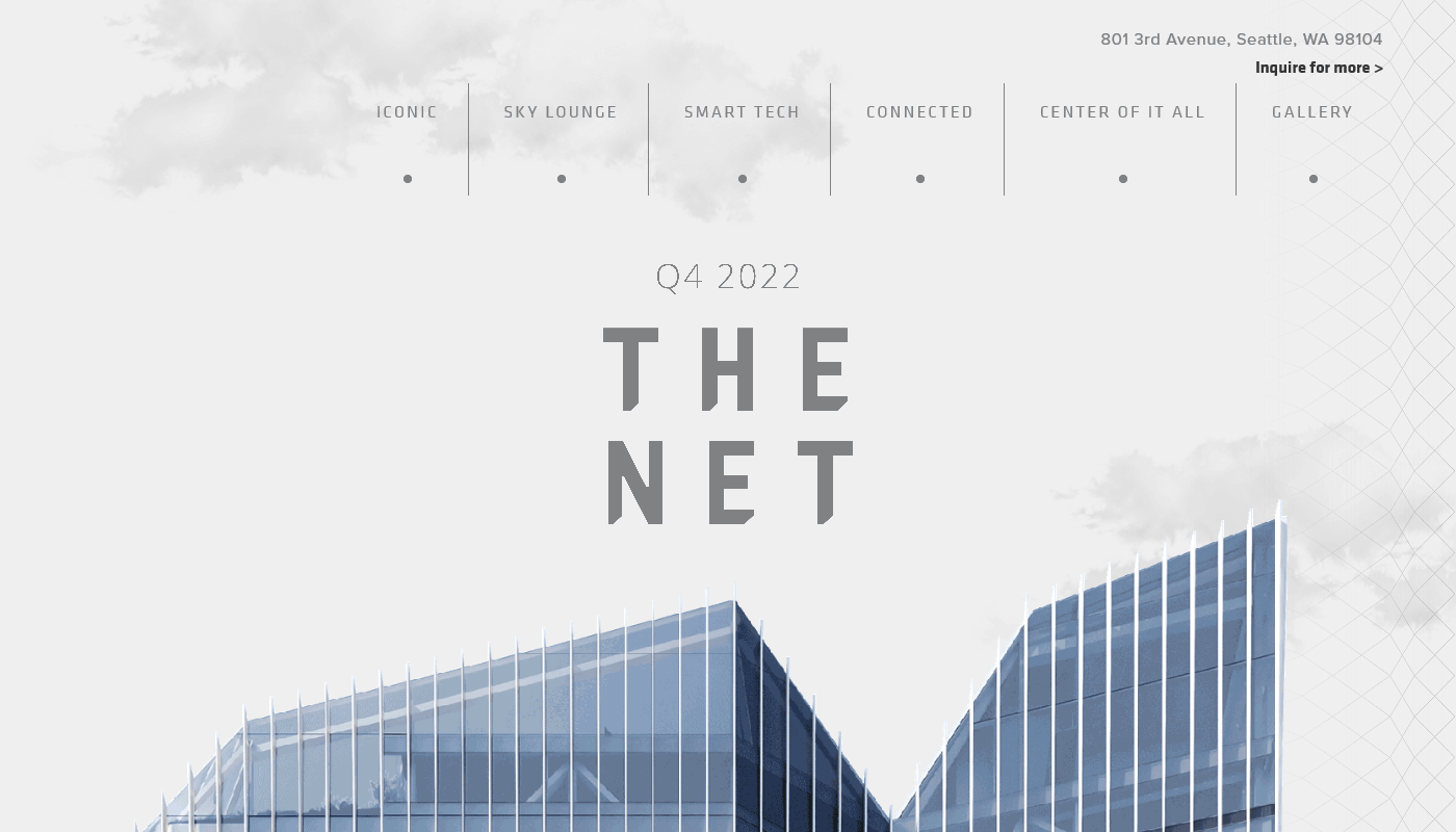 Screenshot of the net Homepage