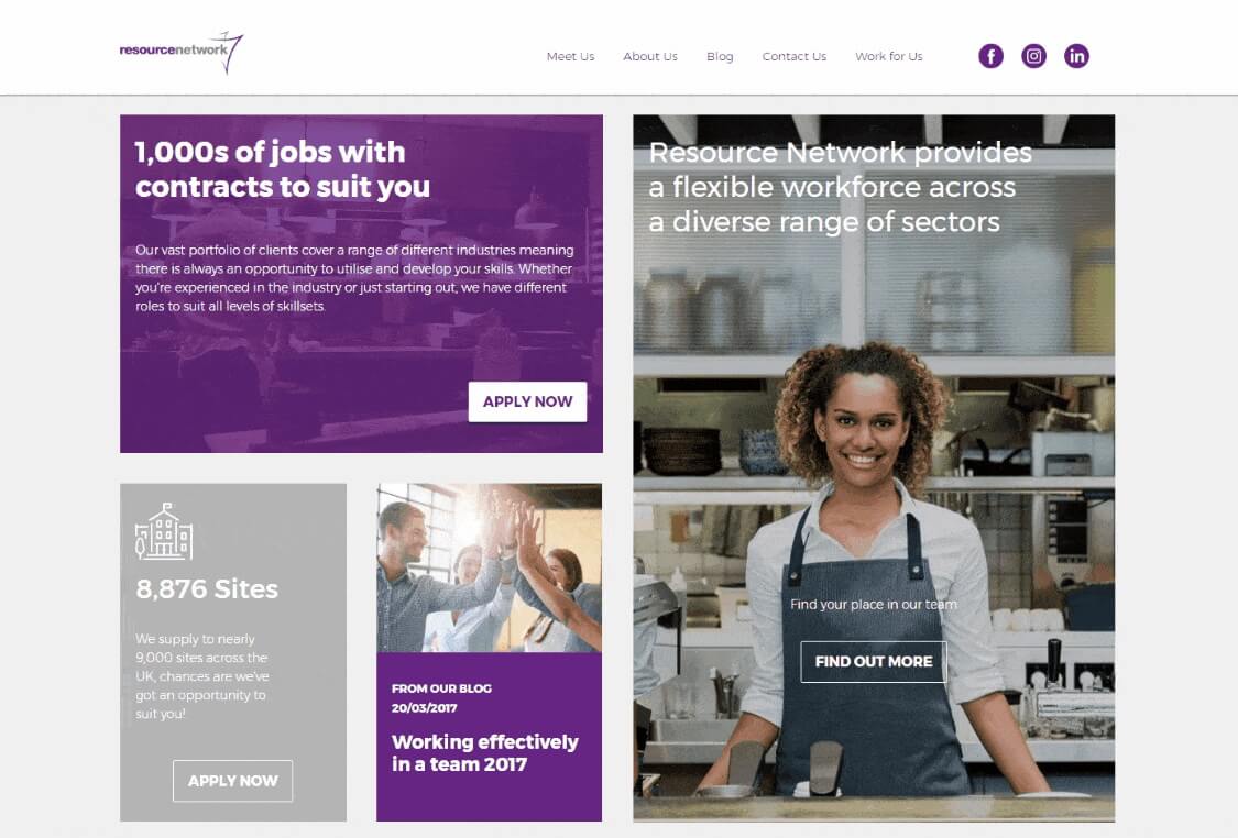Screenshot of Resource Network
