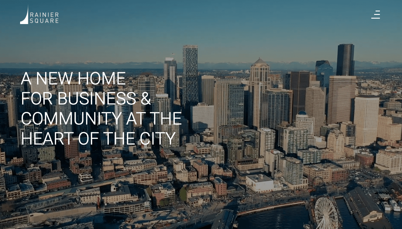 preview of rainier square home page