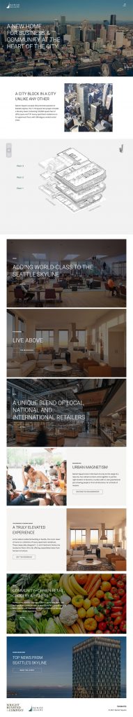 preview of rainier square home page