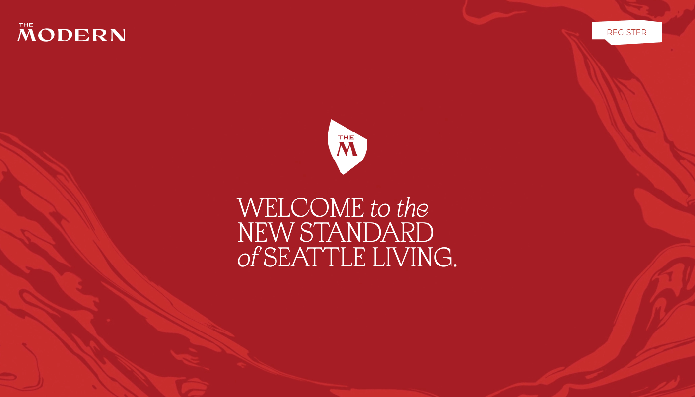 preview of modern home page hero