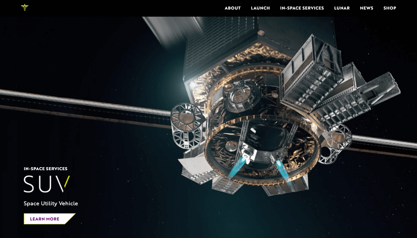 Firefly Aerospace preview image - In-Space Services. SUV. Space Utility Vehicle.